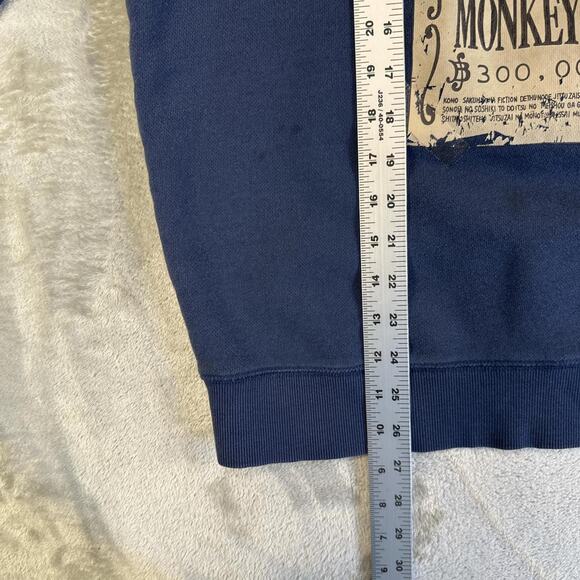 Vintage Baleno One Piece Monkey D Luffy Wanted Poster Sweatshirt Mens XL - Picture 7 of 8